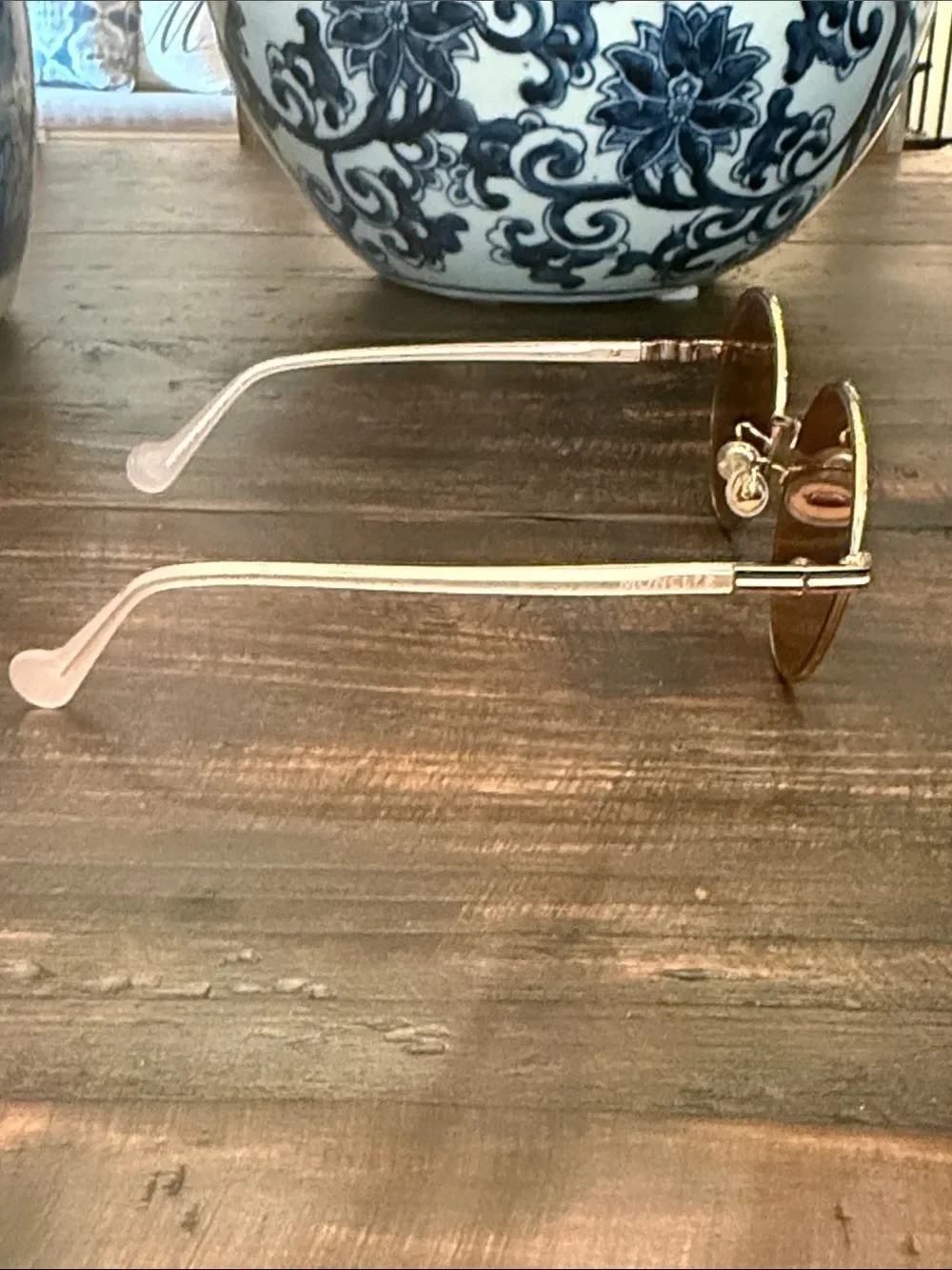 Moncler Women's Rose Gold Mirrored Round Sunglasses ML 0132-D 33U